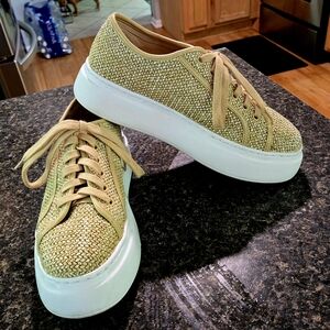 Steve Madden Tan Platform Sneakers